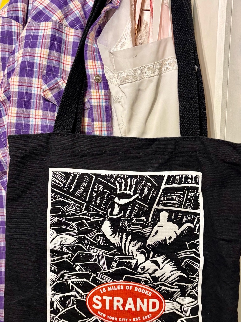 Black Strand NY Canvas Mini Tote